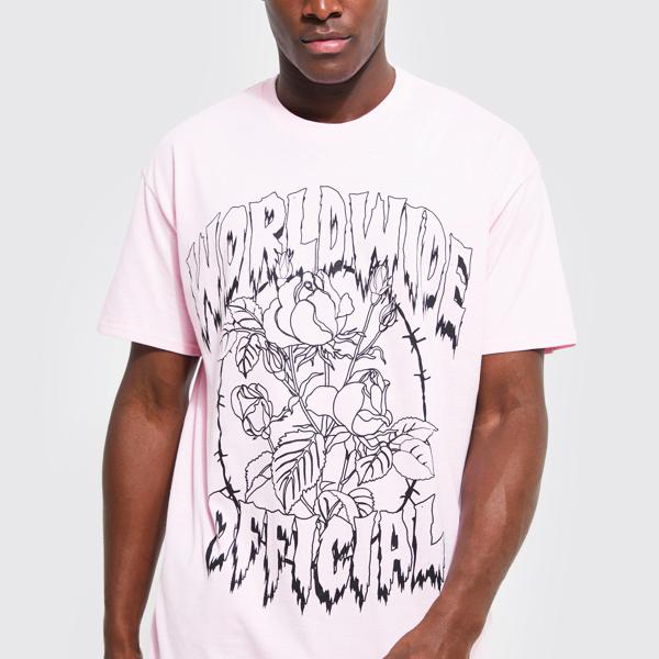 流行に Boohoo ブーフー Boohoo ワールドワイドフローラルtシャツ メンズ 男性 インポートブランド 小さいサイズから大きいサイズまで 代 30代 40代 プレゼント 誕生日 Hot Kanematsuusa Com