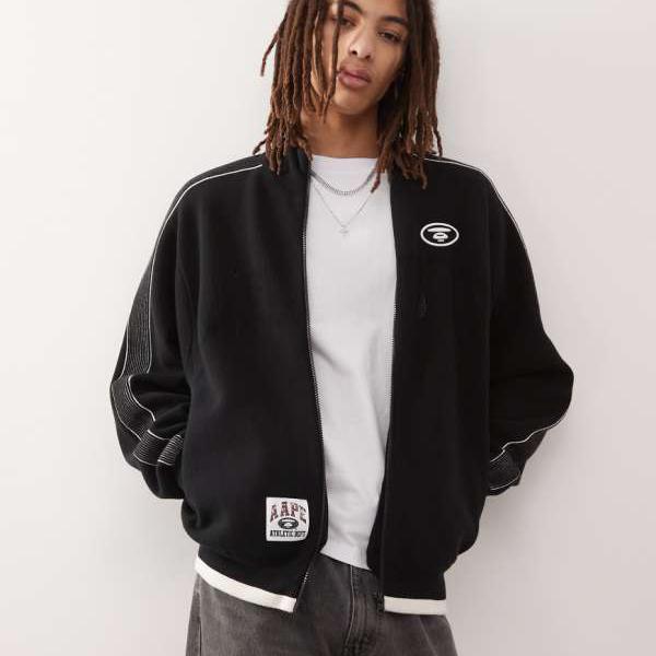 【A BATHING APE】ネイビー・ブラックジャケット A BATHING APE ア ベイシング エイプ ジャケット ネイビー 紺