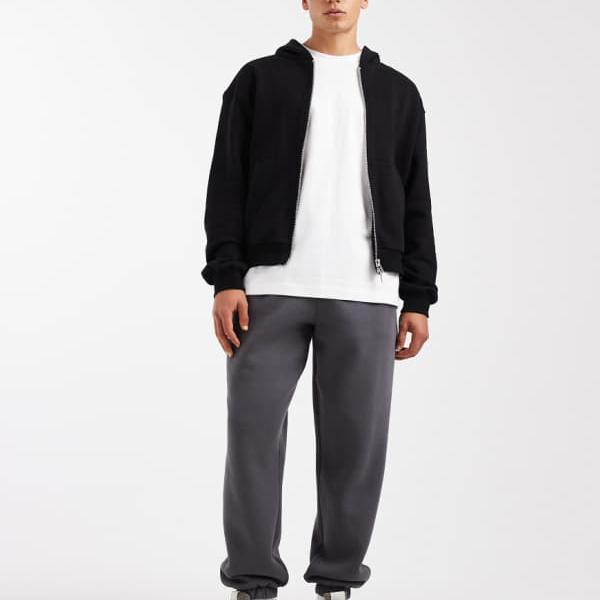 エイソス ASOS asos ASOS DESIGN エッセンシャルズ オーバーサイズ ジョガー（グレー） パンツ ボトム メンズ 男性 インポートブランド 小さいサイズから大きいサイズまで