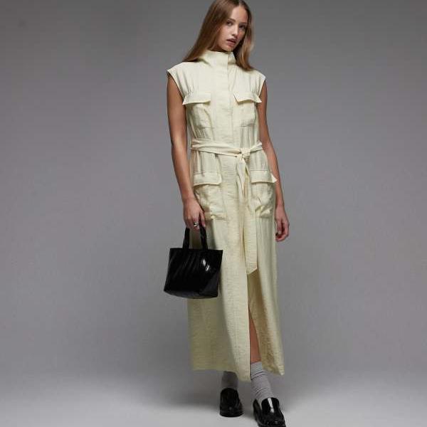 エイソス ASOS asos ASOS DESIGN ありがた味表現スタイル マキシ御召しもの（酉の方角タイ王国付き添い人、乳酪市乳色つや） 衣装 レディース 成人女性 インポートブランド 弱められた大きさから馬鹿でかい大きさまで