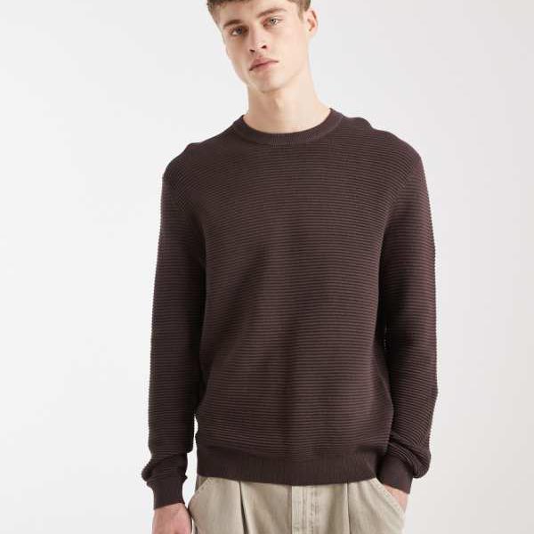 オンリー＆サンズ Only \u0026 Sons ONLY \u0026 SONS 労働者の一団のど首 肋材 トレーナー（赤銅色） トップス メンズ 成人男性 インポートブランド たわい無い大きさから気が大きい大きさまで
