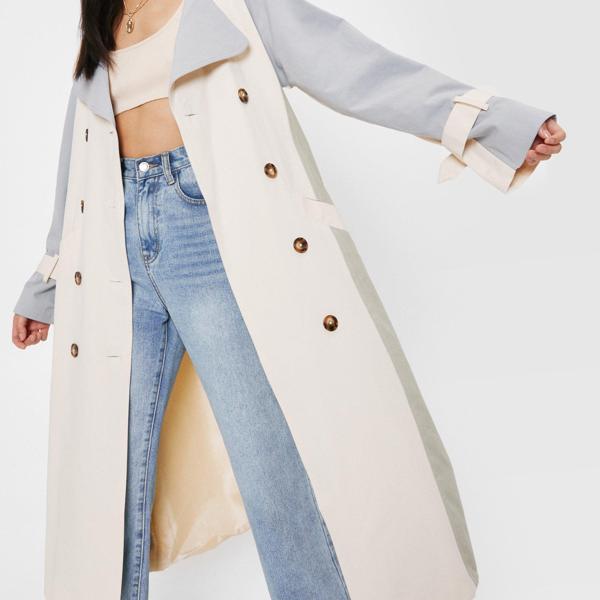 新品 boohoo トレンチコート