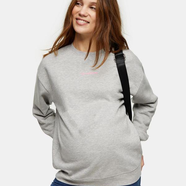 格安 Topshop Maternity Motherhood スウェットシャツ グレー トップス レディース 女性 インポートブランド 小さいサイズから大きいサイズまで 正規品 Www Labclini Com
