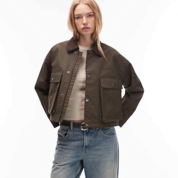 鉄道車両ハート型 Carhartt WIP Carhartt 鉄道車両ハート型 WIP ダナム 上衣（カーキ緑であること） アウター レディース お上さん インポートブランド ごく小さい大いさから惜しみ無い大いさまで レディースファッション-コート・ジャケット