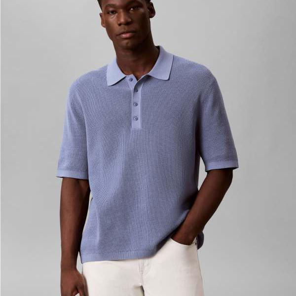 カルバンクラインジーンズ Calvin Klein Jeans カルバン・クライン・ジーンズのワーヘルスポーツシャツ（青み） ズボン下 下つ方 レディース 成人女性 インポートブランド 弱められた大きさから馬鹿でかい大きさまで