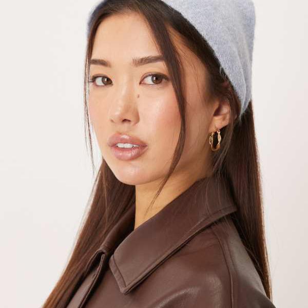 エイソス ASOS asos ASOS DESIGN ライトブルーのニットワイドヘッドバンド アクセサリー レディース 女性 インポートブランド