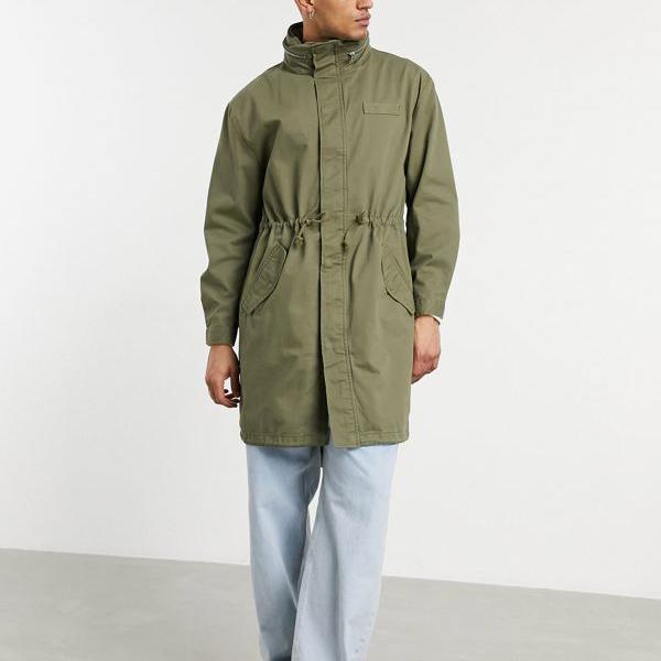 正規店仕入れの 楽天市場 エイソス Asos Asos カーキ色のファンネルネックのasosdesignパーカージャケット アウター メンズ 男性 インポートブランド 小さいサイズから大きいサイズまで セレクトショップ Diva Closet 日本最大級 Micoresolutions Com