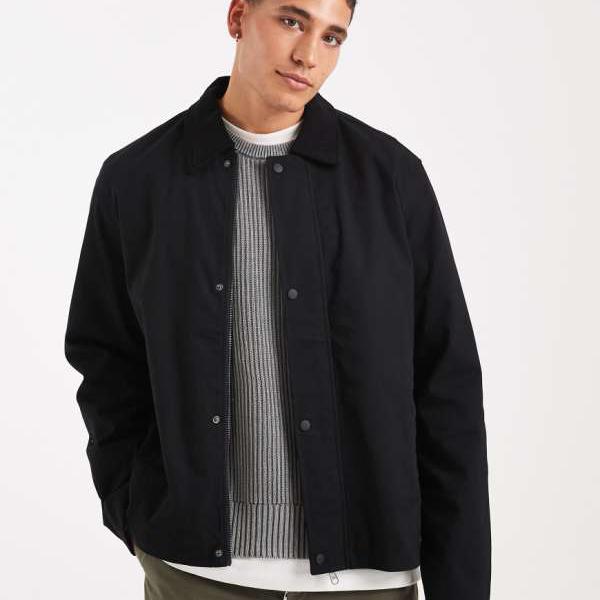 ジャックアンドジョーンズ Jack \u0026 Jones 手玉＆ジョーンズの厩舎上衣（黒いこと） アウター メンズ 成人男性 インポートブランド 小っちゃい大きさから途轍も無い大きさまで