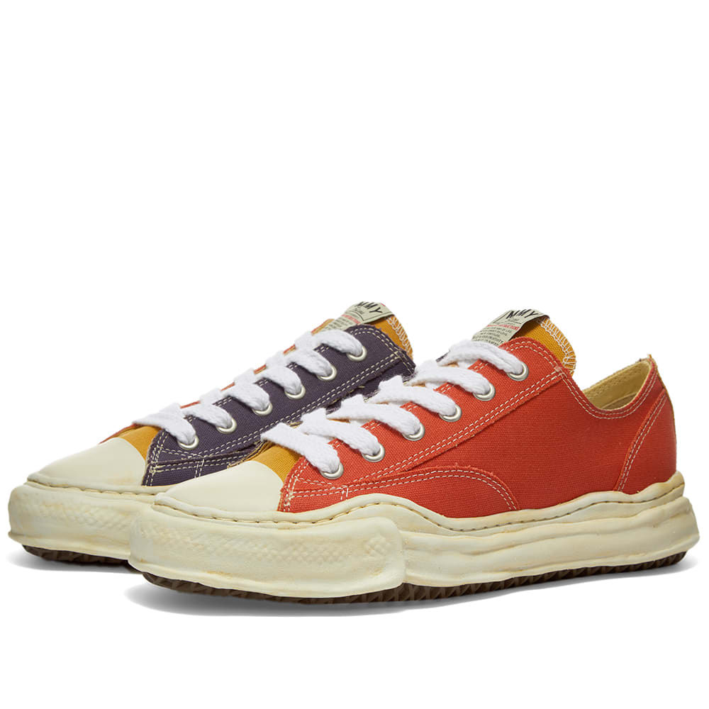 Maison Mihara Yasuhiro 家宅 ミハラヤスヒロ メゾンミハラヤスヒロオリジナルソールカラーブロックローカットスニーカー はき物 メンズ 紳士 輸入ブランド名 小さやかサイズからヘビーサイズまで 京都の選分舗divacloset インポートブランド Damienrice Com