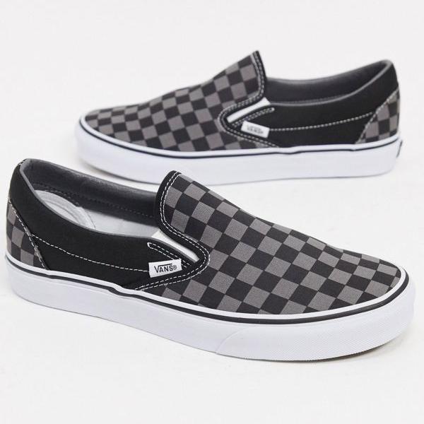 Vans checkerboard black and grey Clearance