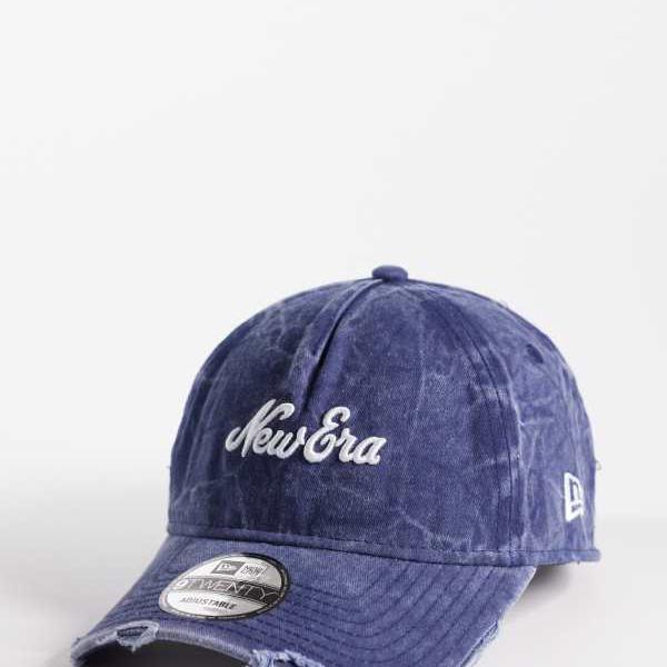 ニューエラ New Era NEW ERA ニューエラ スローガンロゴ 9twenty レディース デニム ウォッシュキャップ ミッドウォッシュブルー 帽子 レディース 女性 インポートブランド