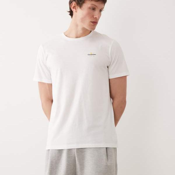 カルバンクライン Calvin Klein カルバン・クライン 思いあがり 綿織物プルオーバー（白いこと） トップス メンズ 成人男性 インポートブランド たわい無い大きさから気が大きい大きさまで