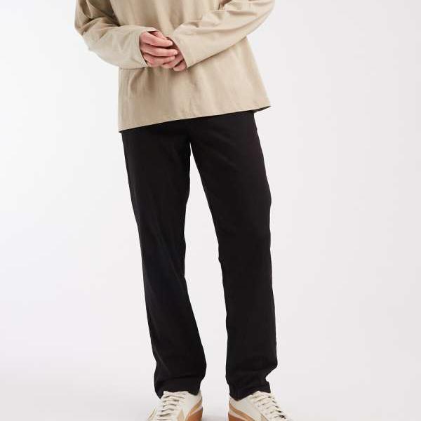 ジャックアンドジョーンズ Jack \u0026 Jones 手玉＆ジョーンズ オリー レギュラーチノパン（黒いこと） ズボン下 下つ方 メンズ 成人男性 インポートブランド ごく小さい大いさから惜しみ無い大いさまで メンズファッション-ズボン・パンツ