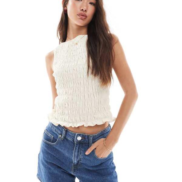 ヴェロモーダ Vero Moda Vero Moda Tess デニムショートパンツ（ミディアムブルーデニム） パンツ ボトム レディース 女性 インポートブランド 小さいサイズから大きいサイズまで