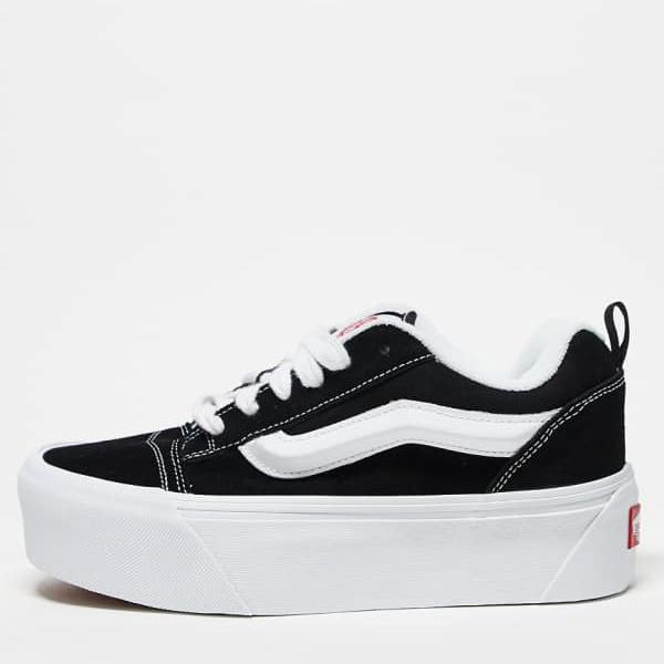ヴァンズ Vans VANS バンズ Vans Knu Stack トレーナー（ブラック＆ホワイト） 靴 レディース 女性 インポートブランド 小さいサイズから大きいサイズまで