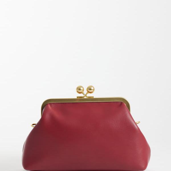 エイソス ASOS asos ASOS DESIGN フレームショルダーポーチバッグ（取り外し可能なストラップ付き、バーガンディ） 鞄 レディース 女性 インポートブランド 0代 30代 40代 50代