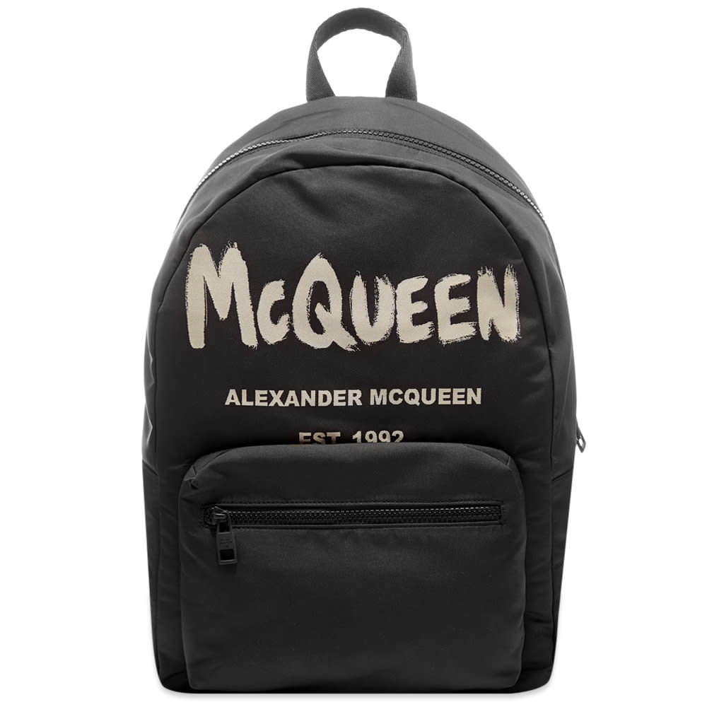 代引き人気 バック アレクサンダーマックイーングラフィティロゴバックパック Mcqueen Alexander アレキサンダー マックイーン メンズ ユニセックス インポートブランド 男性 メンズバッグ Williamsav Com