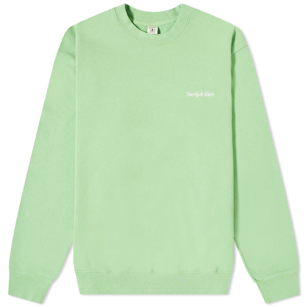 スポーティーアンドリッチ Sporty Rich スポーティ リッチクラシックロゴクルースウェット トップス メンズ 男性 インポートブランド 小さいサイズから大きいサイズまで Andapt Com
