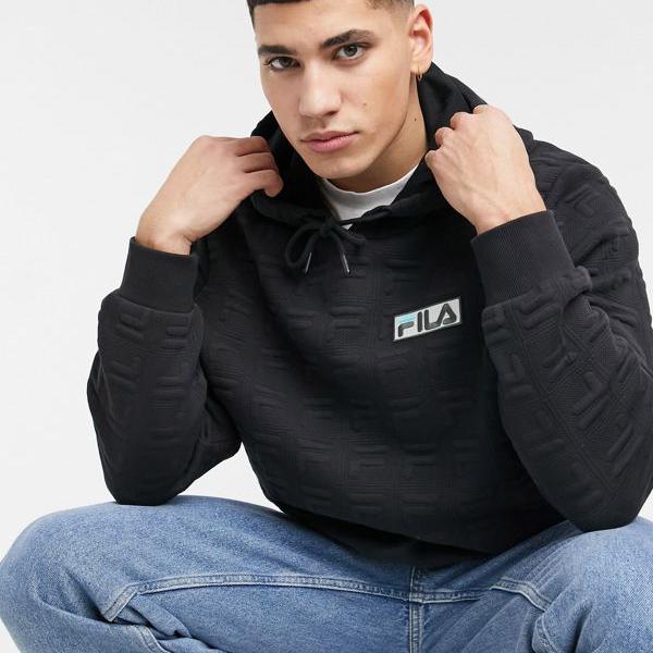 多様な パーカー Fila Fila Fila フィラ Liberatorjacquardロゴパーカーブラック 小さいサイズから大きいサイズまで インポートブランド 男性 メンズ トップス Dgb Gov Bf