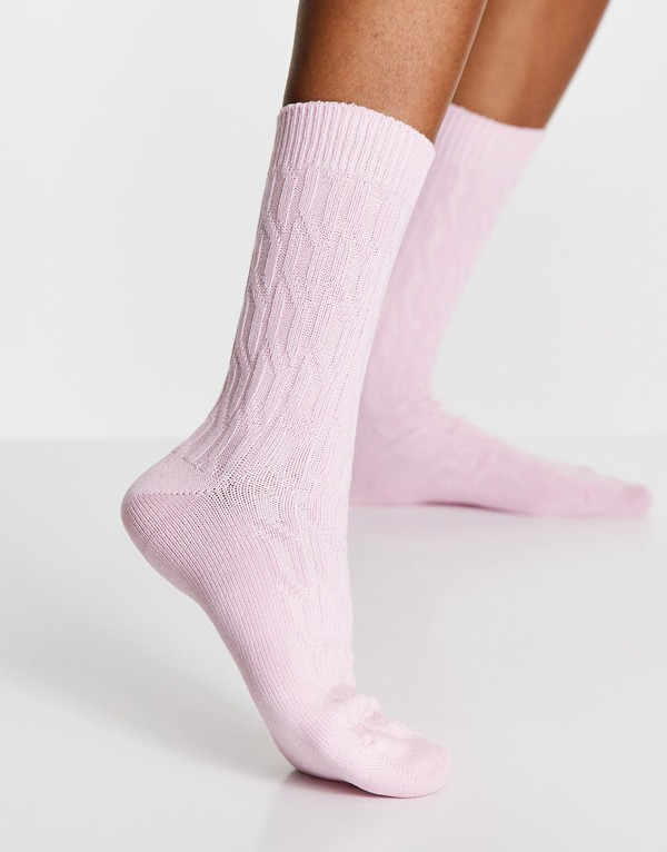 ピープルツリー People Tree ピープルツリーニットケーブルニットソックス 桃色 靴下 レディース 幻妻 インポートブランド 瑣細号数からのっぽ サイズまで Musiciantuts Com