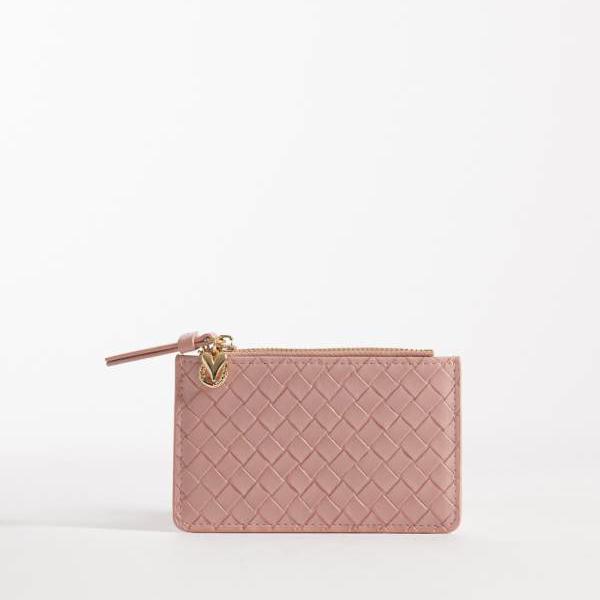 アクセサライズ Accessorize 佩び物惹きつける織り歌留多保持者（サクラ色）  佩び物  レディース お上さん インポートブランド