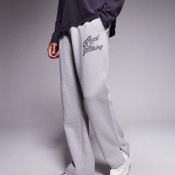 グッドフォーナッシング Good For Nothing GOOD FOR NOTHING Good For Nothing ストレートレッグジョガー（グレー） パンツ ボトム メンズ 男性 インポートブランド 小さいサイズから大きいサイズまで