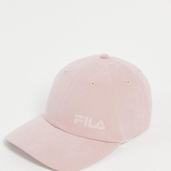 フィラ Fila Fila Asos限定のパステルピンクのフィラロゴベースボールキャップ 帽子 メンズ 男性 インポートブランド Andapt Com