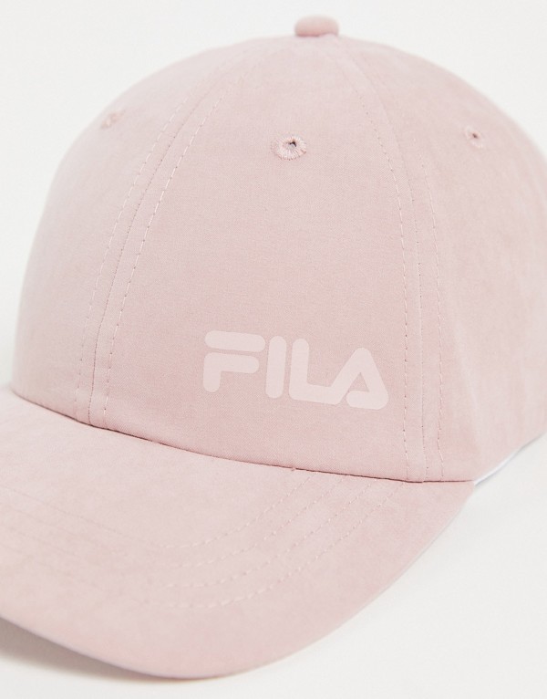 フィラ Fila Fila Asos限定のパステルピンクのフィラロゴベースボールキャップ 帽子 メンズ 男性 インポートブランド Rvcconst Com