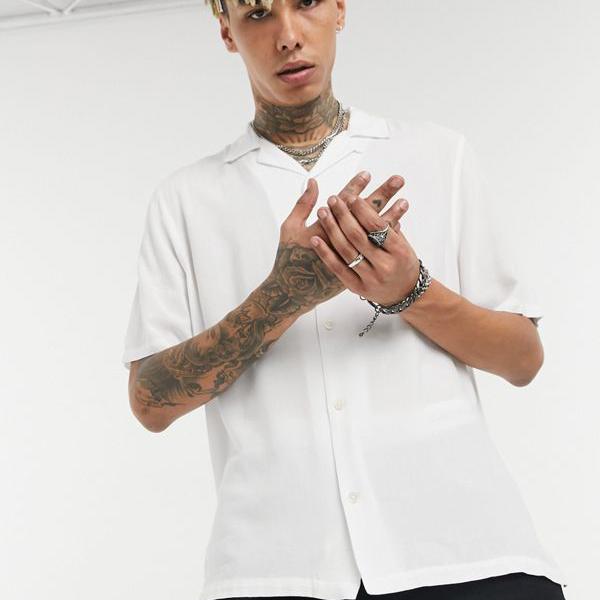 公式の 楽天市場 オールセインツ Allsaints Allsaintsvenice半袖シャツ 白 トップス メンズ 男性 インポートブランド 小さいサイズから大きいサイズまで セレクトショップ Diva Closet 格安人気 Www Thiesweb Info