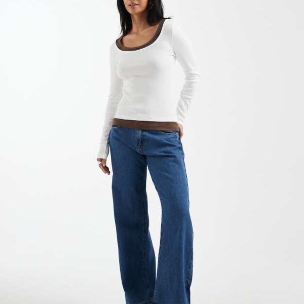 ヴェロモーダ Vero Moda Vero Moda Petite Kirsa 御機嫌酉の方角 バレルレッグ デニム（ミディアムブルーウォッシュ） ズボン下 下つ方 レディース お上さん インポートブランド 小っちゃい大いさから馬鹿でかい大いさまで