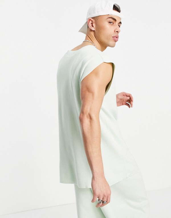 エイソス Asos Asos Asosdesignミラノニット1番コーディネイトミント ベスト メンズ 成人男性 輸入ブランド 卑しい号から大袈裟サイズまで 京都の採択ストアdivacloset Damienrice Com