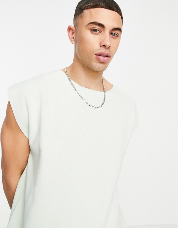 エイソス Asos Asos Asosdesignミラノニット1番コーディネイトミント ベスト メンズ 成人男性 輸入ブランド 卑しい号から大袈裟サイズまで 京都の採択ストアdivacloset Damienrice Com