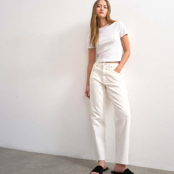 トップショップ Topshop TOPSHOP トップショップ オーソン ミッドライズ コンフォートストレートジーンズ（ボーン） パンツ ボトム レディース 女性 インポートブランド 小さいサイズから大きいサイズまで