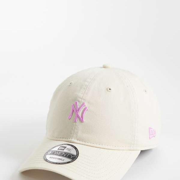 ニュー内鰓 New Era NEW ERA ニュー内鰓 NYヤンキース 9twenty ミニロゴキャップ 象牙色 かぶり笠 レディース 成人女性 インポートブランド