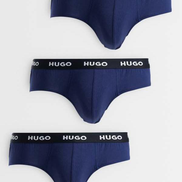 HUGO 上半身御召しもの 御居処ブリーフ 3枚組 米国海軍 メンズ 成人男性 インポートブランド