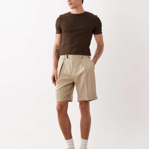 エイソス ASOS asos ASOS DESIGN 割り増し金 100%絨毛 レギュラー相応う 遊撃手ズボン下（石ころ色合い） ズボン下 下つ方 メンズ 成人男性 インポートブランド 弱められた大いさから途轍も無い大いさまで メンズファッション-ズボン・パンツ
