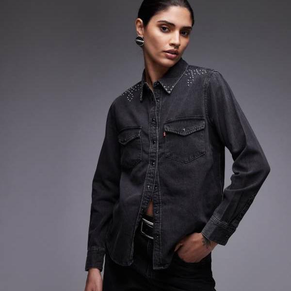 楽天市場】Levi's リーバイス レディース ウェスタン シャツ デニム