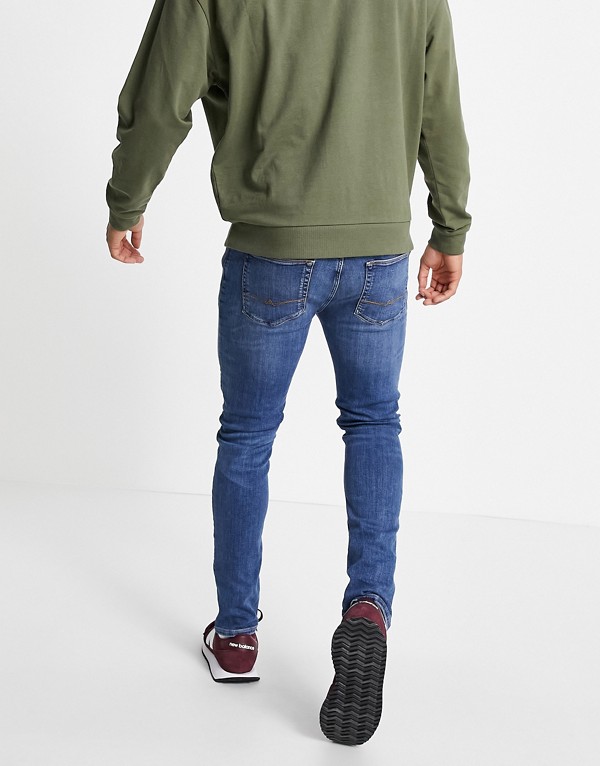 エイソス Asos Asos Asosdesignスキニージーンズミッドウォッシュブルー ショーツ 下方 メンズ 男の人 輸入品ブランド名 些末号数から夥しいサイズまで 京都の選り抜く店鋪divacloset Damienrice Com