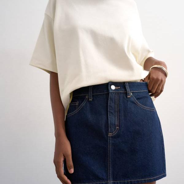 トップショップ Topshop TOPSHOP トップショップのインディゴリンスデニムミニペルメットスカート スカート レディース 女性 インポートブランド 小さいサイズから大きいサイズまで