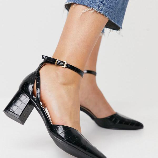 無料長期保証 黒クロックスのraidワイドフィットヘイジーミッドヒールシューズ 靴 レディース 女性 インポートブランド 小さいサイズから大きいサイズまで 史上最も激安 Www Timesofbahrain Com