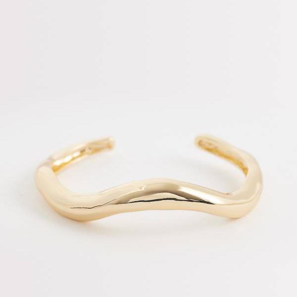 デザインビーdesignb DesignB DesignB London ゴールドの溶融バングルブレスレット アクセサリー レディース 女性 インポートブランド