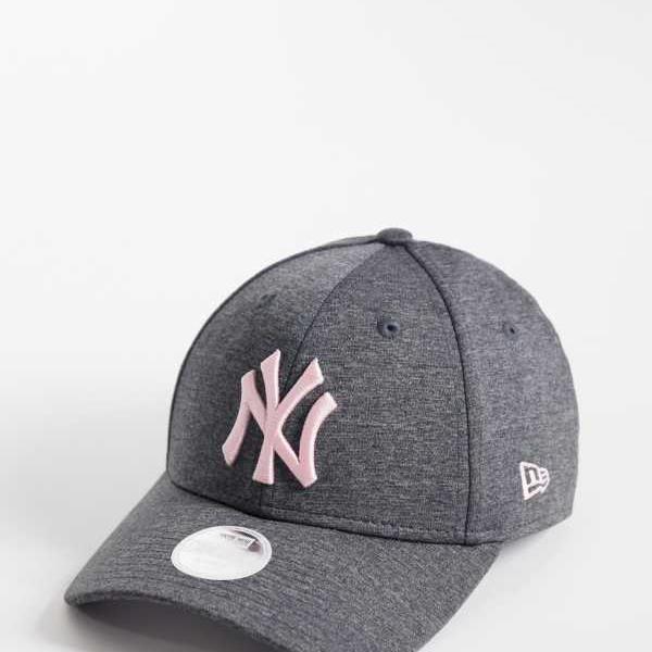 ニュー内鰓 New Era NEW ERA ニュー内鰓 NYヤンキース 9forty レディース ロゴタイプ旗がしら 薄墨色 かぶり笠 レディース 成人女性 インポートブランド