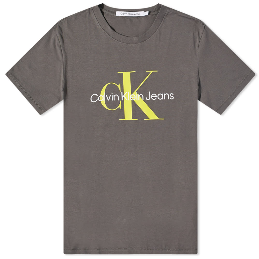 【Calvin Klein】モノロゴクロップド半袖Tシャツ 