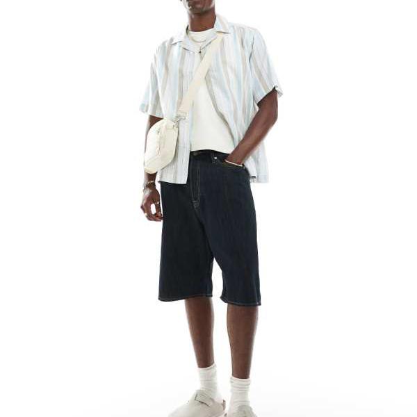 ジャックアンドジョーンズ Jack & Jones ジャック＆ジョーンズ ロン デニム ショーツ（リンスウォッシュ） パンツ ボトム メンズ 男性 インポートブランド 小さいサイズから大きいサイズまで