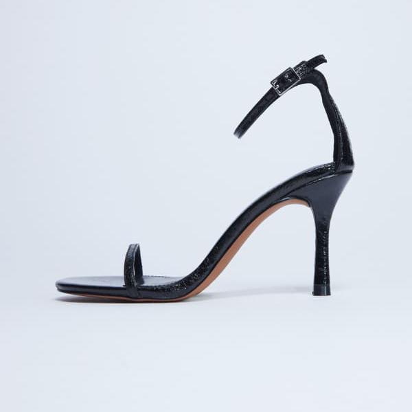 トップショップ Topshop TOPSHOP Topshop Alexi 2パートヒールサンダル（ブラック） 靴 レディース 女性 インポートブランド 小さいサイズから大きいサイズまで