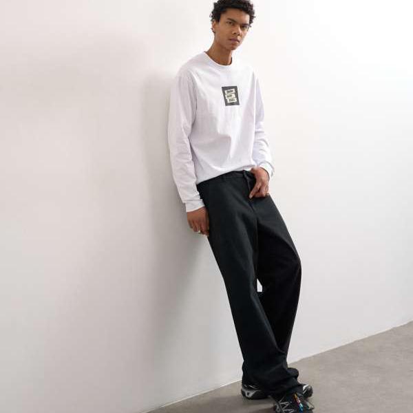 とっ始めマン  Topman TOPMAN とっ始めマン 引っ切り無いチノ（黒いこと） ズボン下 下つ方 メンズ 成人男性 インポートブランド 弱められた大きさから馬鹿でかい大きさまで