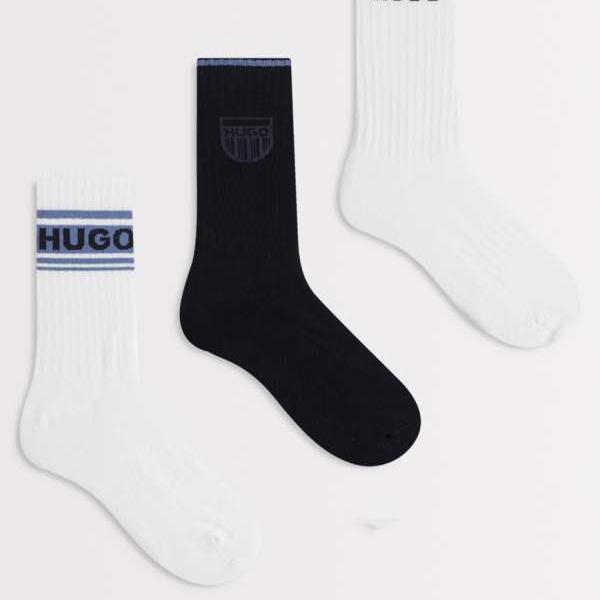 Hugo Bodywear クルーソックス 3足組 マルチカラー 靴下 メンズ 男性 インポートブランド