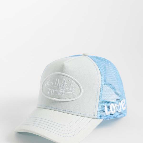 Von Dutch Loves デニムトラッカーキャップ（ライトブルー） 帽子 レディース 女性 インポートブランド｜セレクトショップ　Diva　Closet