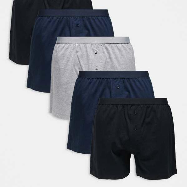 エイソス ASOS asos ASOS DESIGN 5枚組ジャージーボクサーパンツ（マルチカラー） 下着 メンズ 男性 インポートブランド 小さいサイズから大きいサイズまで｜セレクトショップ　Diva　Closet 11,222円
