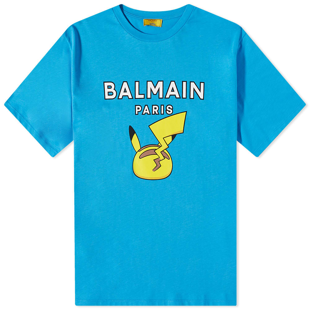 BALMAIN バルマン Lサイズ ショートスリーブTシャツ フード付きTシャツ